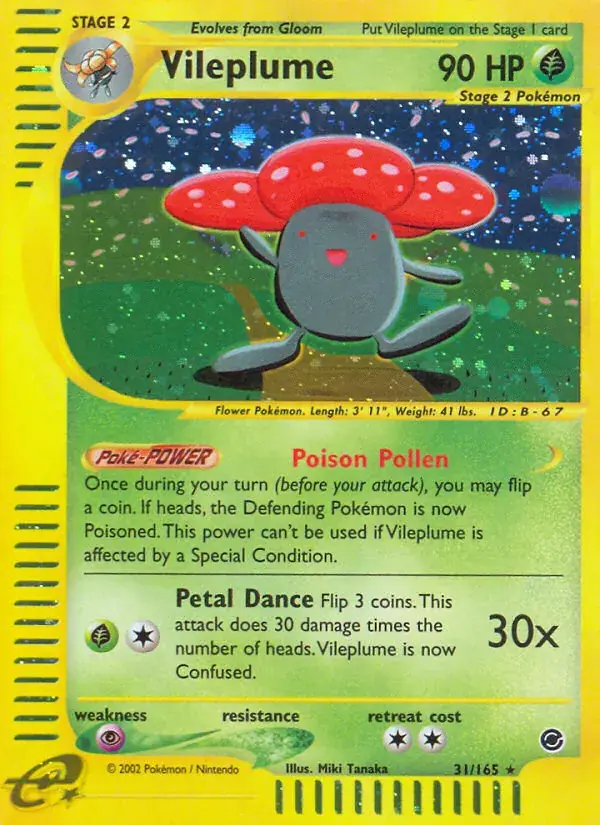 Vileplume, Expedition Base Set 31/165
