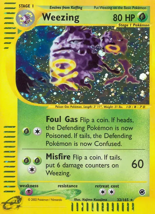 Weezing, Expedition Base Set 32/165