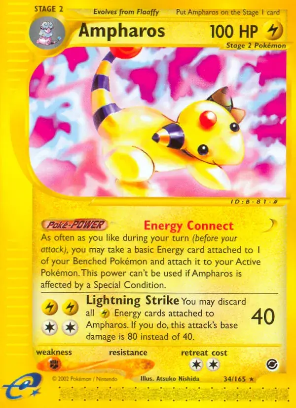 Ampharos, Expedition Base Set 34/165