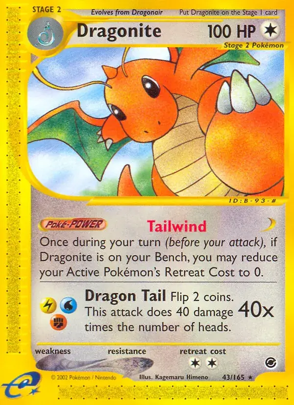 Dragonite, Expedition Base Set 43/165