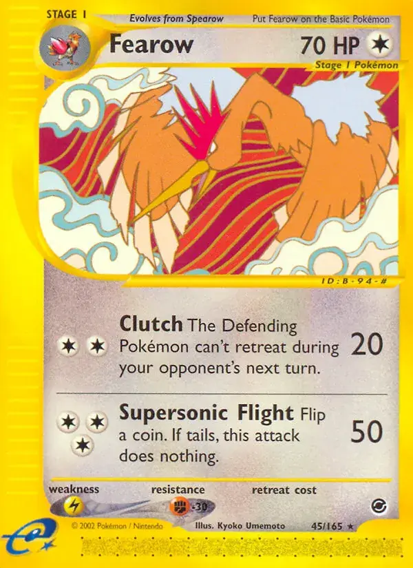 Fearow, Expedition Base Set 45/165