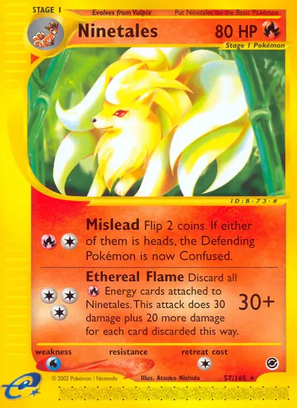 Ninetales, Expedition Base Set 57/165