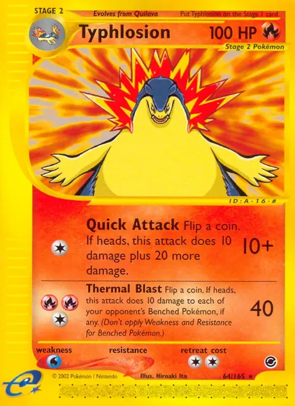Typhlosion, Expedition Base Set 64/165