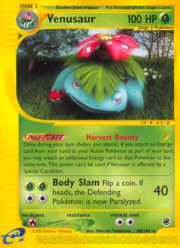 Venusaur, Expedition Base Set 68/165