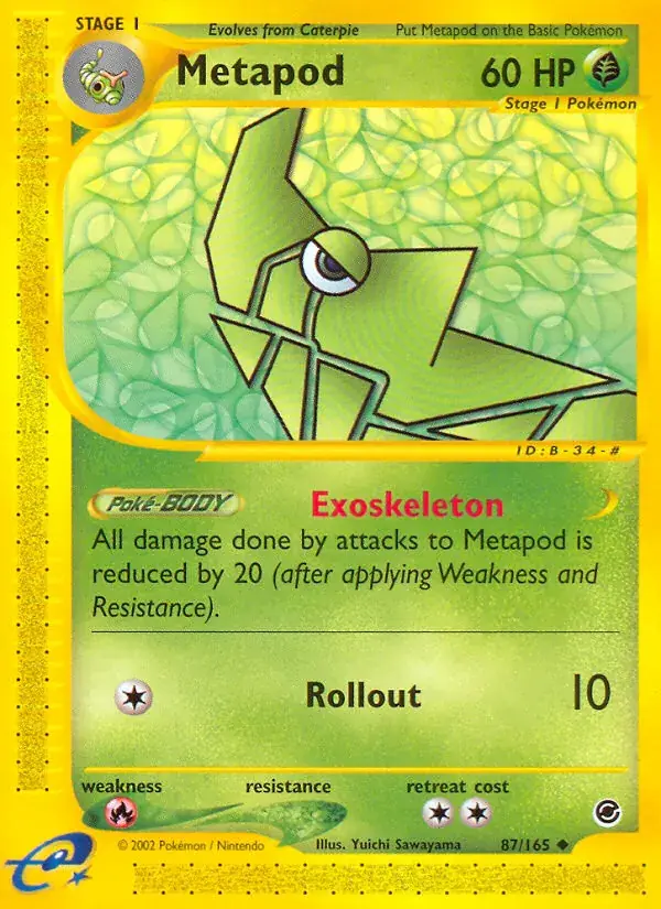Metapod, Expedition Base Set 87/165