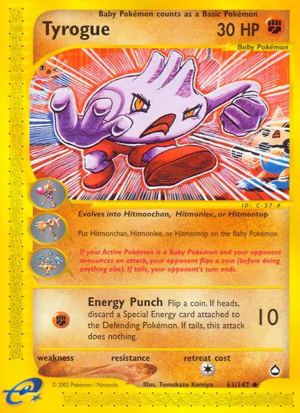Tyrogue, Aquapolis 63/147