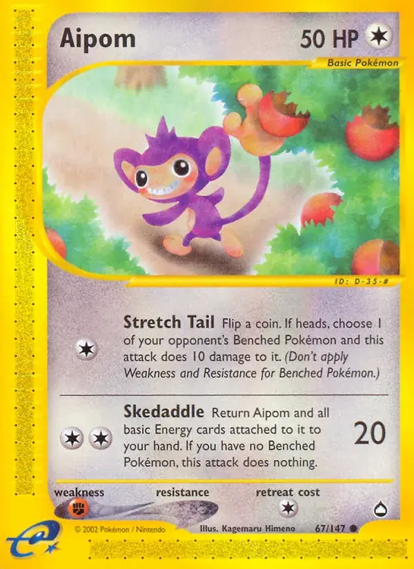 Aipom, Aquapolis 67/147