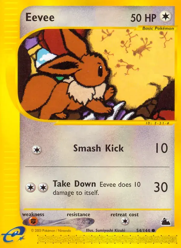 Eevee, Skyridge 54/144