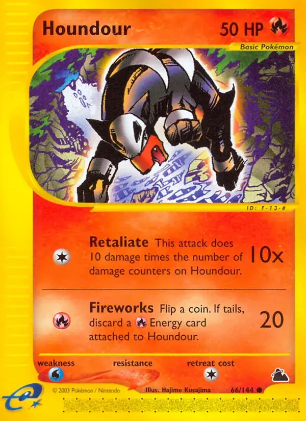 Houndour, Skyridge 66/144