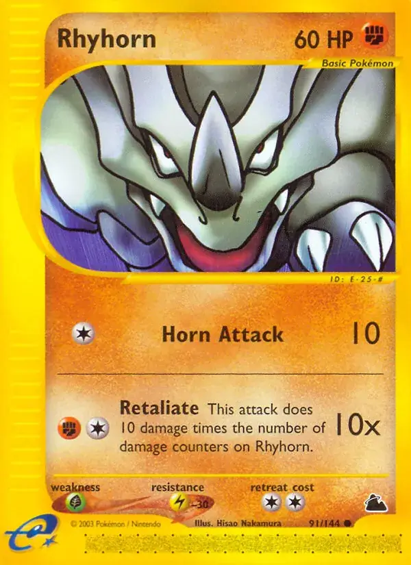 Rhyhorn, Skyridge 91/144