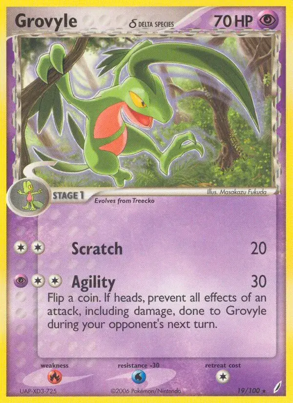 Grovyle δ, Crystal Guardians 19/100