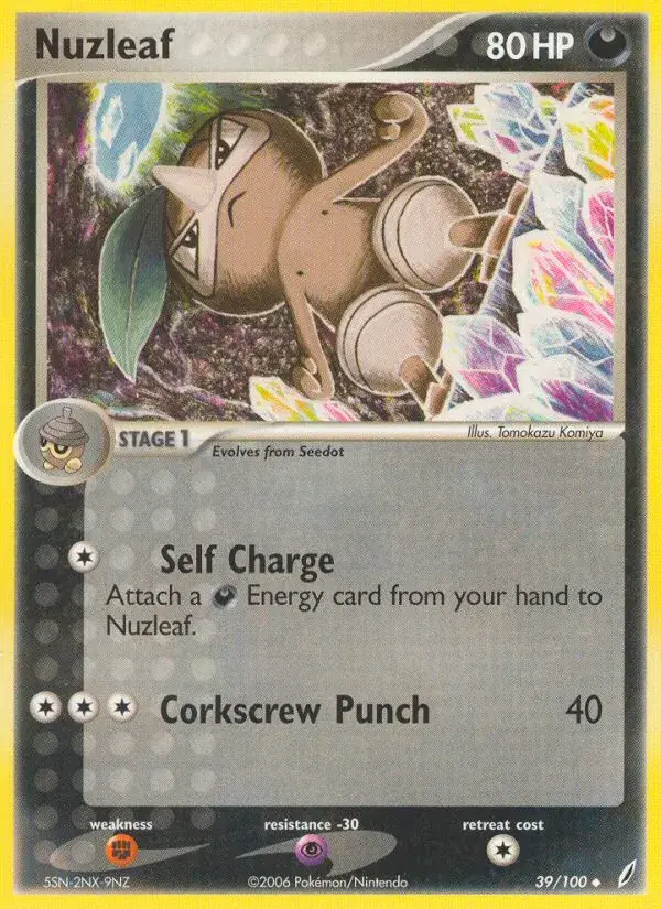 Nuzleaf, Crystal Guardians 39/100