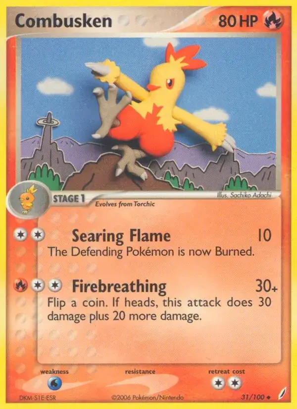 Combusken, Crystal Guardians 31/100