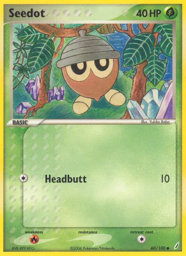 Seedot, Crystal Guardians 60/100