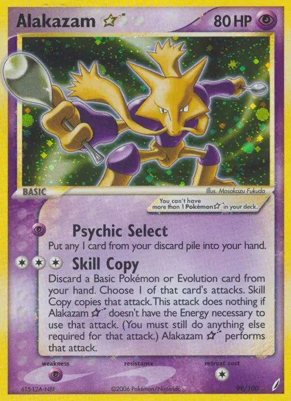 Alakazam ☆, Crystal Guardians 99/100