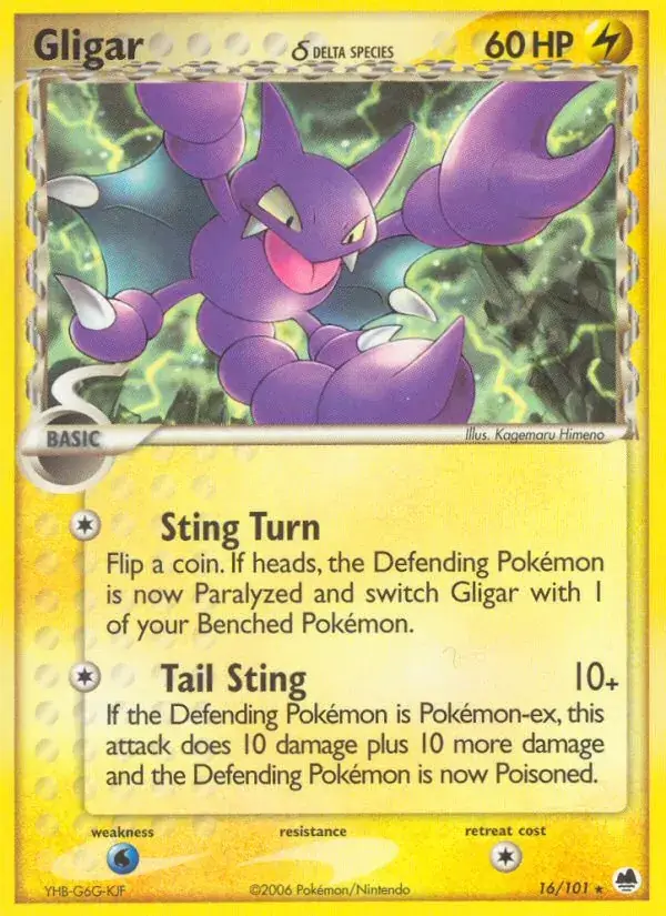 Gligar δ, Dragon Frontiers 16/101