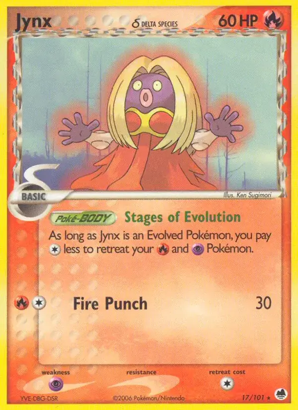 Jynx δ, Dragon Frontiers 17/101