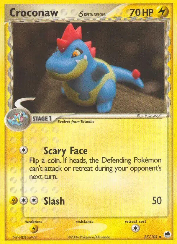 Croconaw δ, Dragon Frontiers 27/101