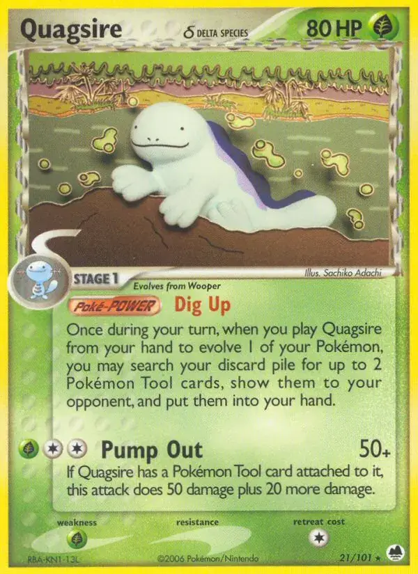 Quagsire δ, Dragon Frontiers 21/101