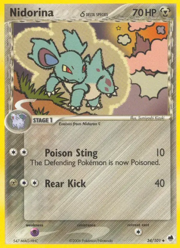 Nidorina δ, Dragon Frontiers 34/101