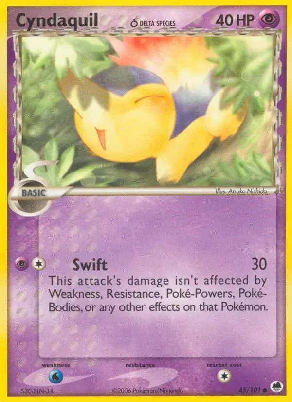 Cyndaquil δ, Dragon Frontiers 45/101