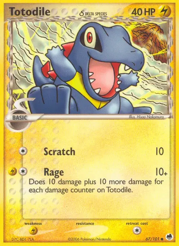 Totodile δ, Dragon Frontiers 67/101