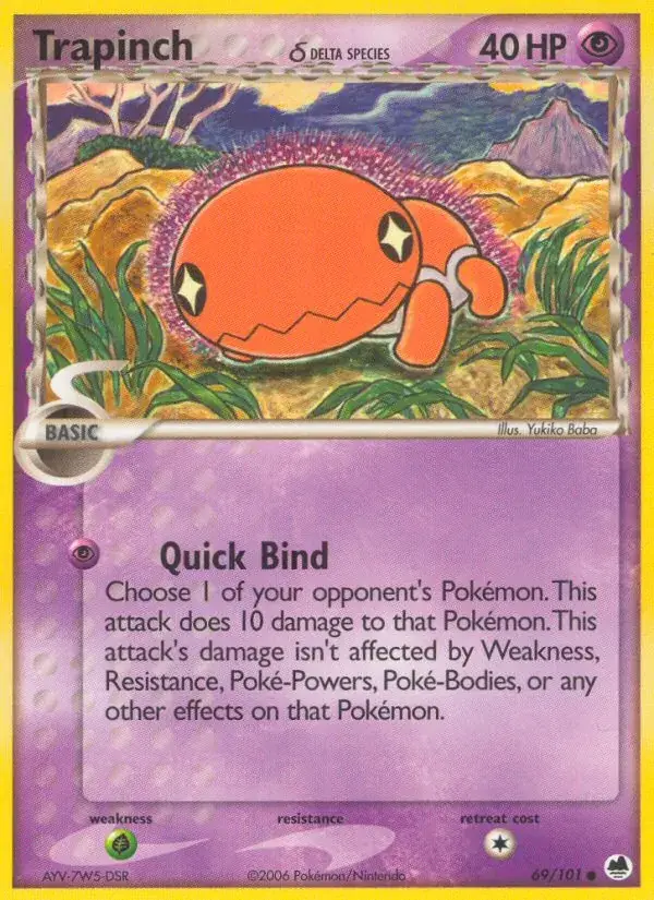 Trapinch δ, Dragon Frontiers 69/101