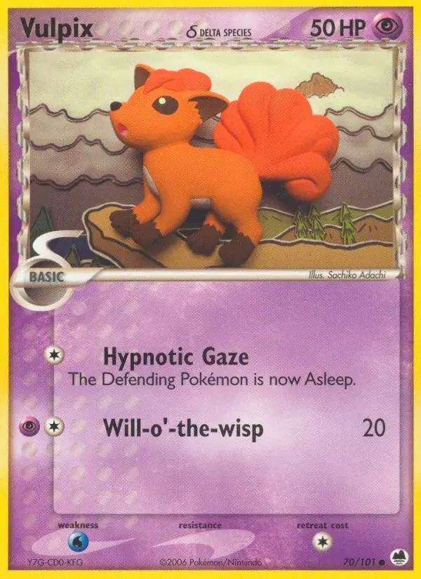 Vulpix δ, Dragon Frontiers 70/101