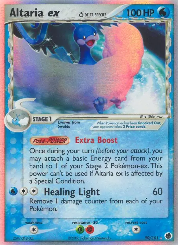 Altaria ex δ, Dragon Frontiers 90/101