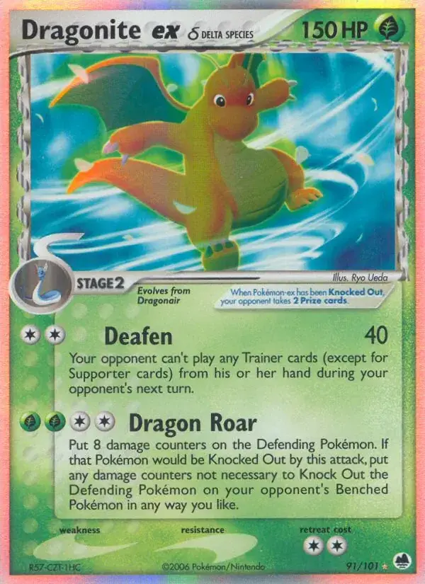 Dragonite ex δ, Dragon Frontiers 91/101