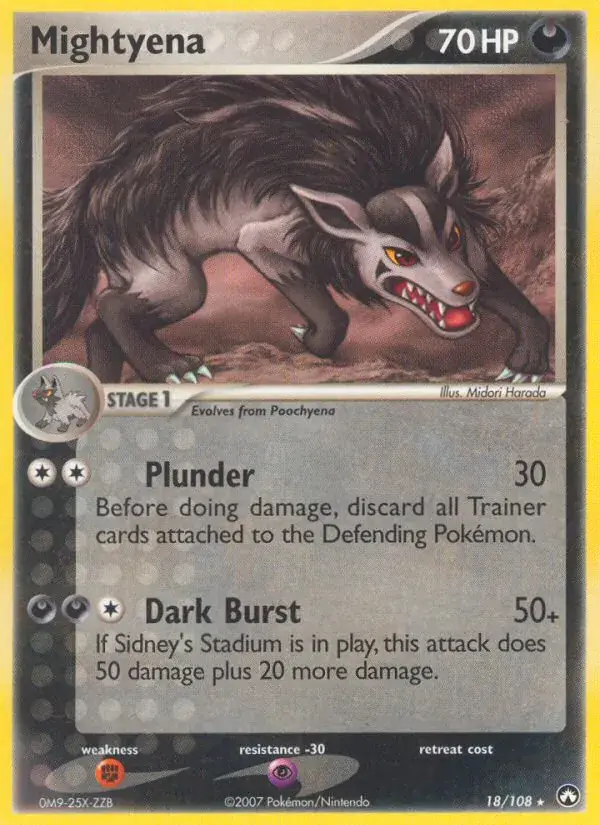 Mightyena, Power Keepers 18/108