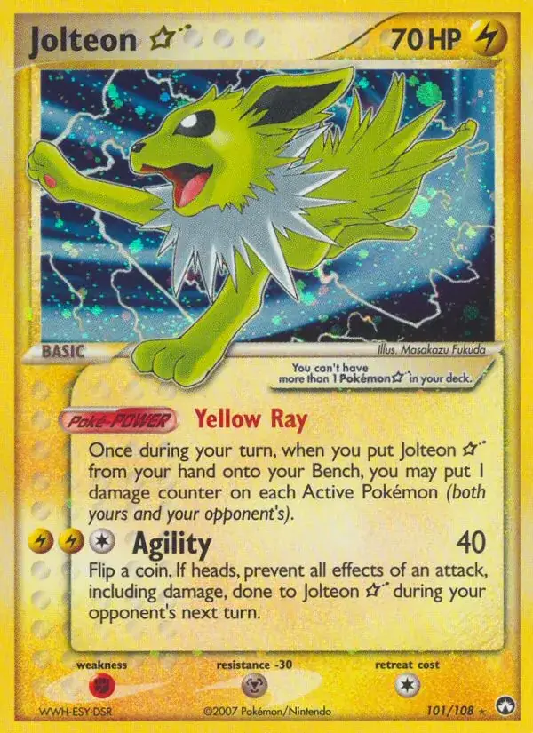 Jolteon ☆, Power Keepers 101/108