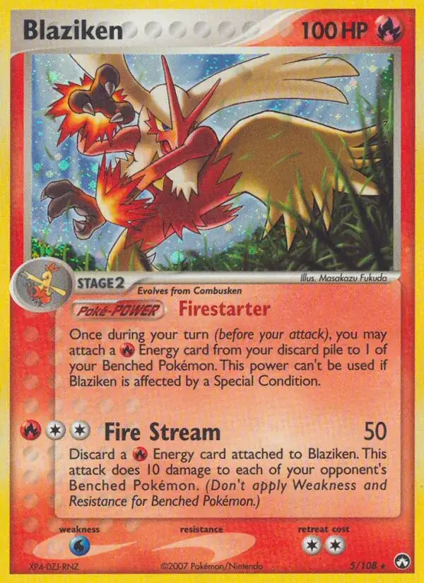 Blaziken, Power Keepers 5/108