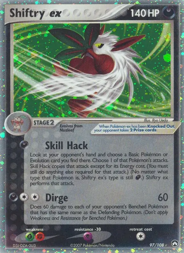 Shiftry ex, Power Keepers 97/108