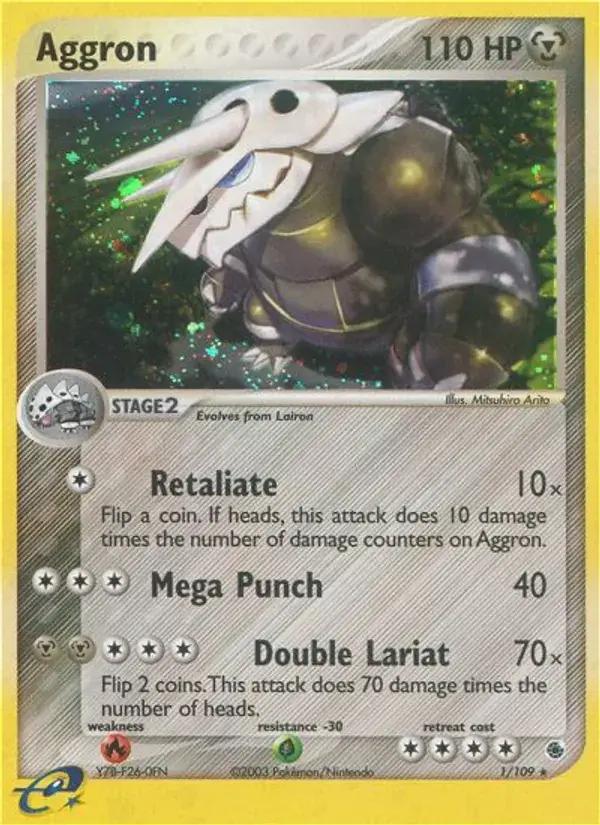 Aggron, Ruby & Sapphire 1/109