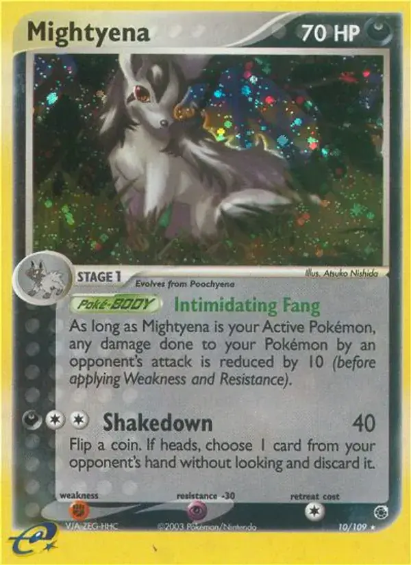 Mightyena, Ruby & Sapphire 10/109