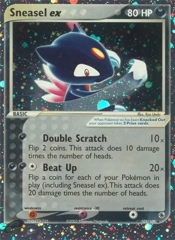 Sneasel ex, Ruby & Sapphire 103/109