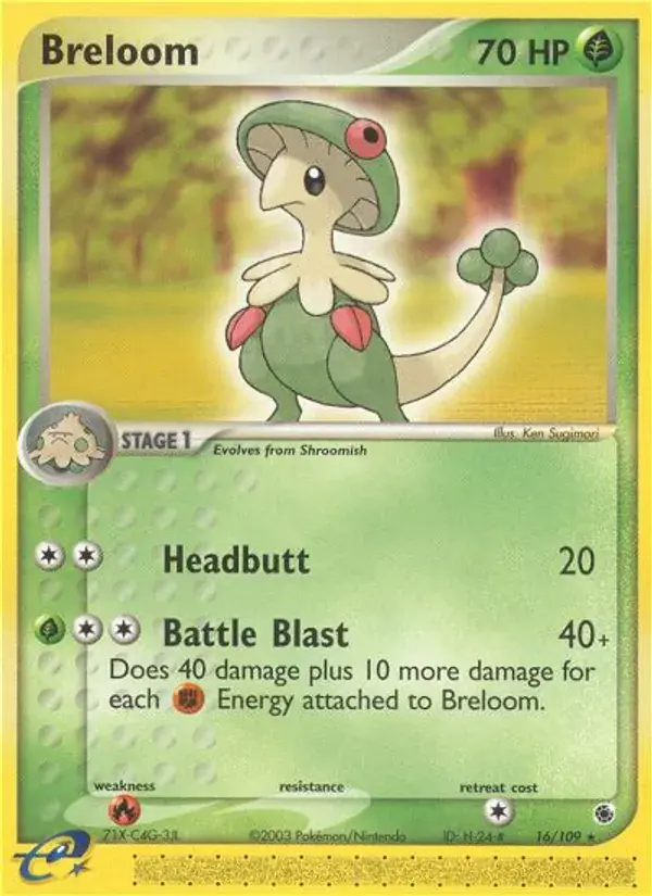 Breloom, Ruby & Sapphire 16/109