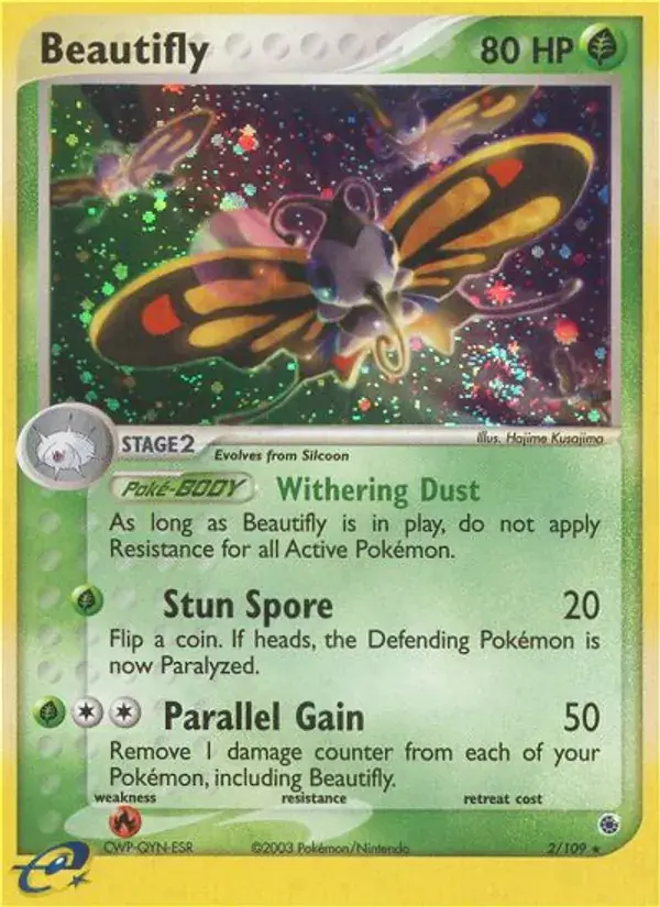 Beautifly, Ruby & Sapphire 2/109