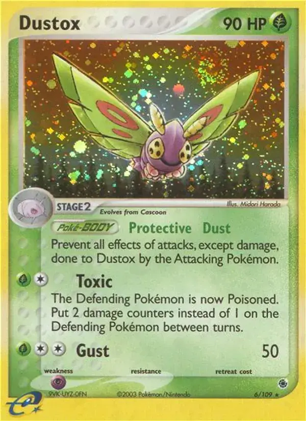 Dustox, Ruby & Sapphire 6/109