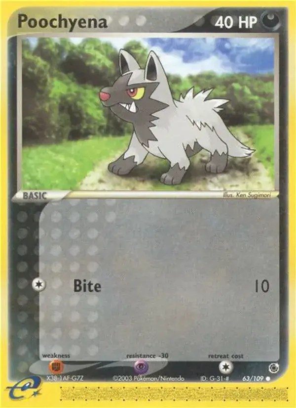 Poochyena, Ruby & Sapphire 63/109