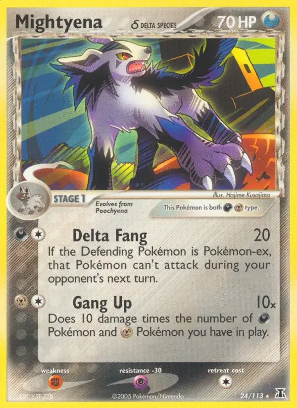 Mightyena δ, Delta Species 24/113