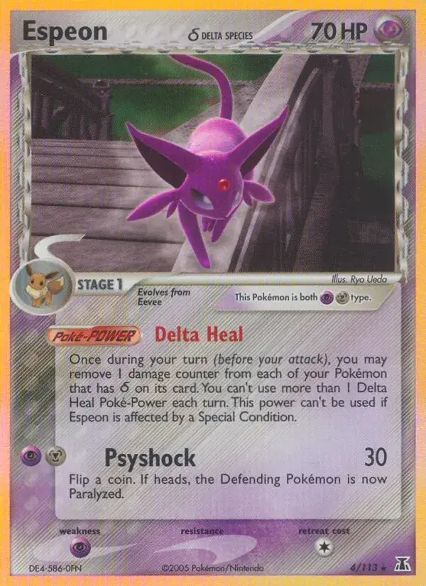 Espeon δ, Delta Species 4/113