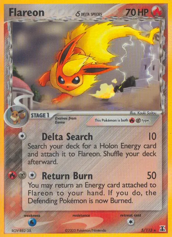 Flareon δ, Delta Species 5/113