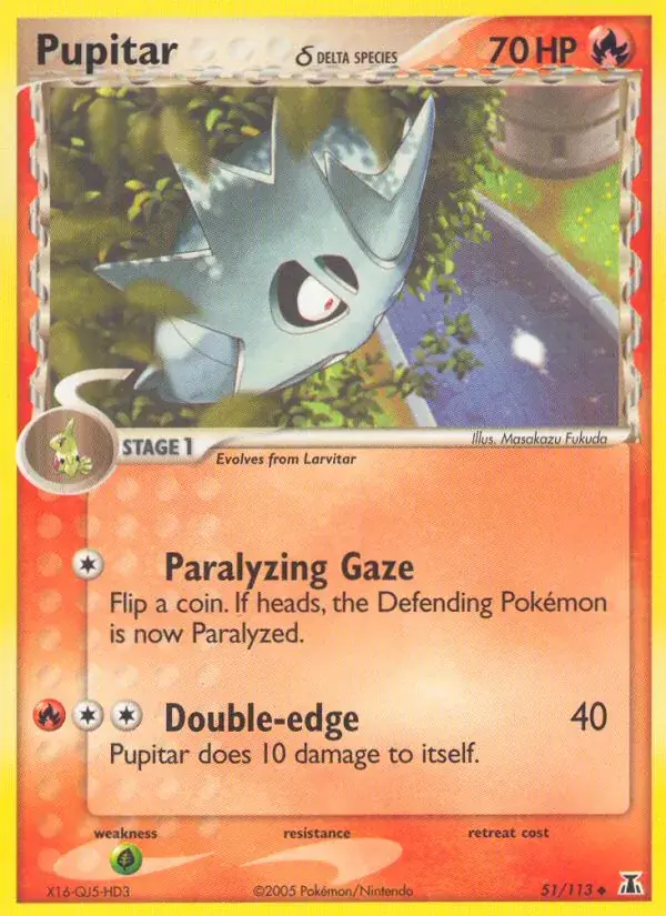 Pupitar δ, Delta Species 51/113