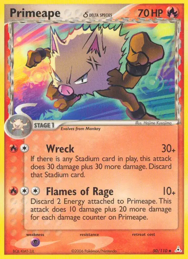 Primeape δ, Holon Phantoms 50/110