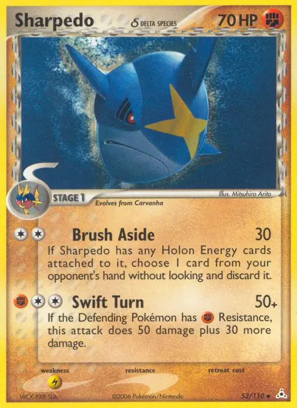 Sharpedo δ, Holon Phantoms 53/110
