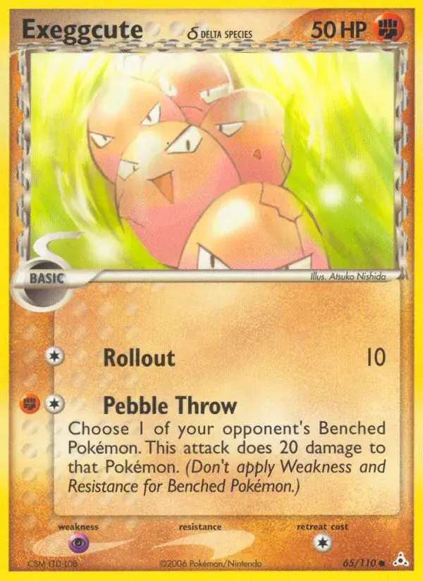 Exeggcute δ, Holon Phantoms 65/110