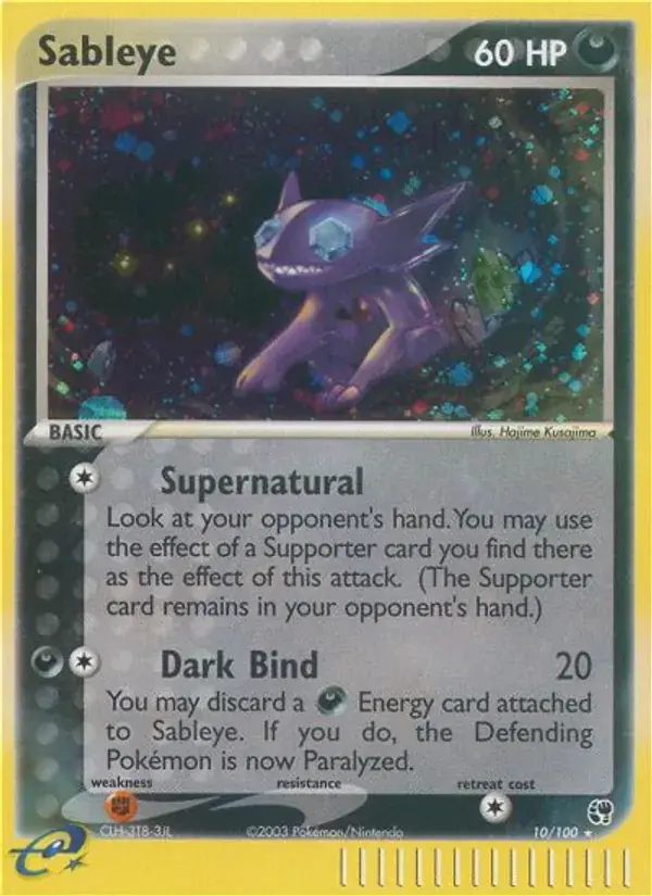 Sableye, Sandstorm 10/100