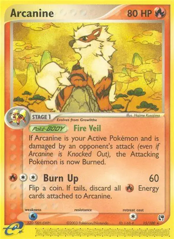 Arcanine, Sandstorm 15/100